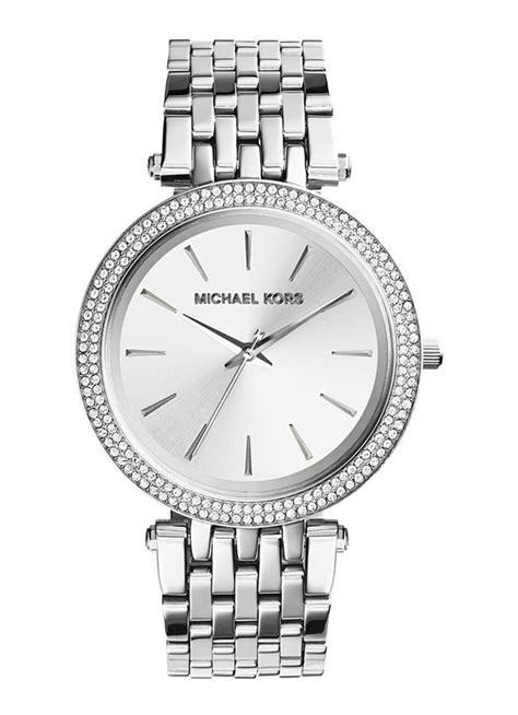 michael kors horloge zilver dames|michael kors silver designer watches.